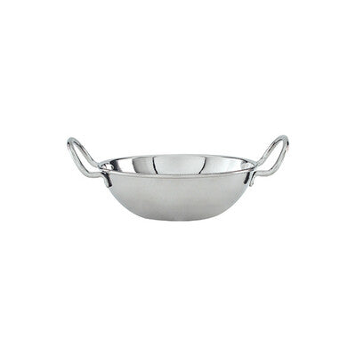 Trenton 18/8 Stainless Steel Kadai Bowl & Mini Wok Serving Pan Collection