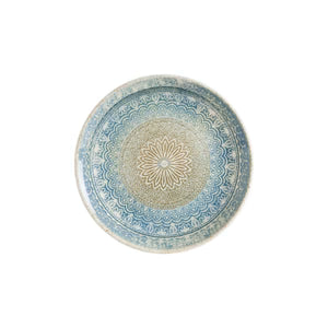 206305 - Bonna Rivus Ethnic Round Coupe Plate (Sold in set)