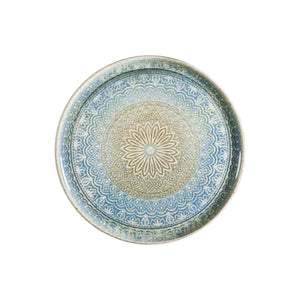 206305 - Bonna Rivus Ethnic Round Coupe Plate (Sold in set)