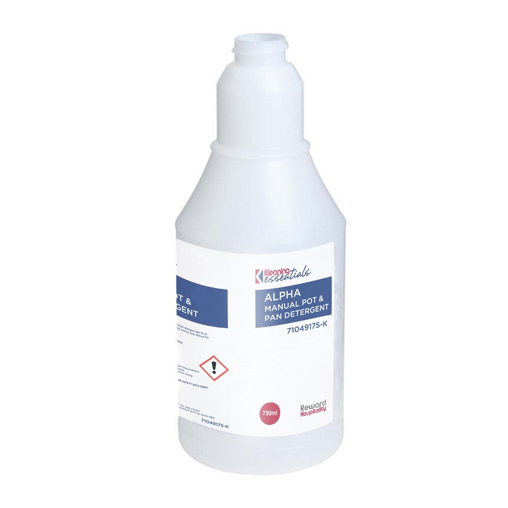 Kleaning Essentials Alpha Manual Pot & Pan Spray Bottle 750ml