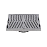 3monkeez FW-225S-304 225mm Square Floor Waste I 304 Grade Stainless Steel