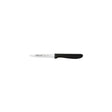 Paring Knife Black Handle-100Mm | Serrated