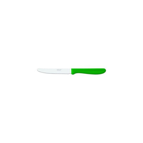 Paring/Steak Knife Green Handle-110Mm | Serrated