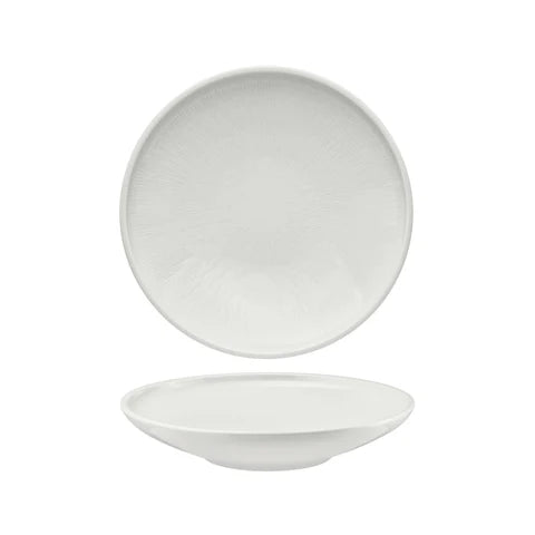 Schonwald Shiro Round Plate Deep Coupe Relief (Sold in sets of 6)
