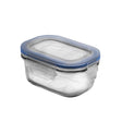 Rectangular Tempered Glass Container 150ml - 28000