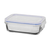 Rectangular Tempered Glass Container 400ml - 28006