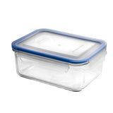 Rectangular Tempered Glass Container 1090ml - 28007