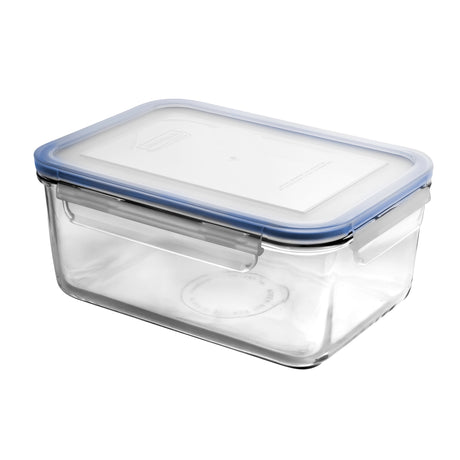 Rectangular Tempered Glass Container 1870ml - 28008