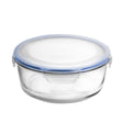 Round Tempered Glass Container 2000ml - 28014