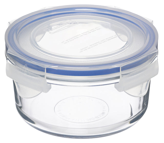 Round Tempered Glass Container 400ml - 28020