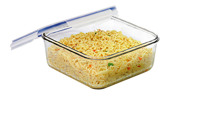 Square Tempered Glass Container 2600ml - 28030