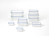 10 Piece Rect Tempered Glass Set: 2x2000ml, 2x1000ml, 2x715ml, 2x400ml, 2x150ml - 28041 (2)