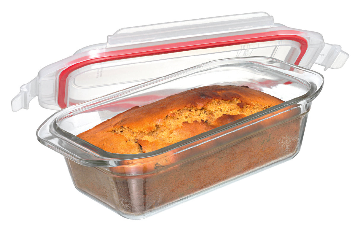 Rectangular Oven Safe Glass Loaf Baker 1750ml - 28061