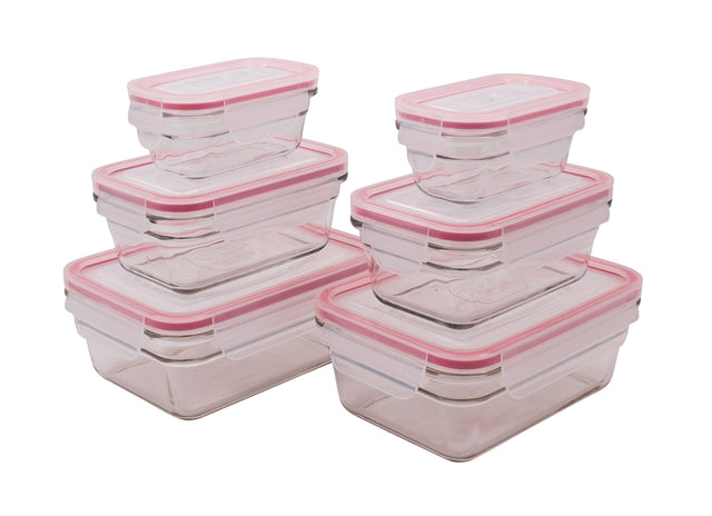 6 Piece Set Oven Safe Container Set- Nestable - 28113