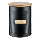 Living Otto Coffee Storage, 1.4 Litre / 16 x 11cm - Black