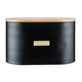 Living Otto Bread Bin, 10.5 Litre / 34 x 18 x 21.5cm - Black