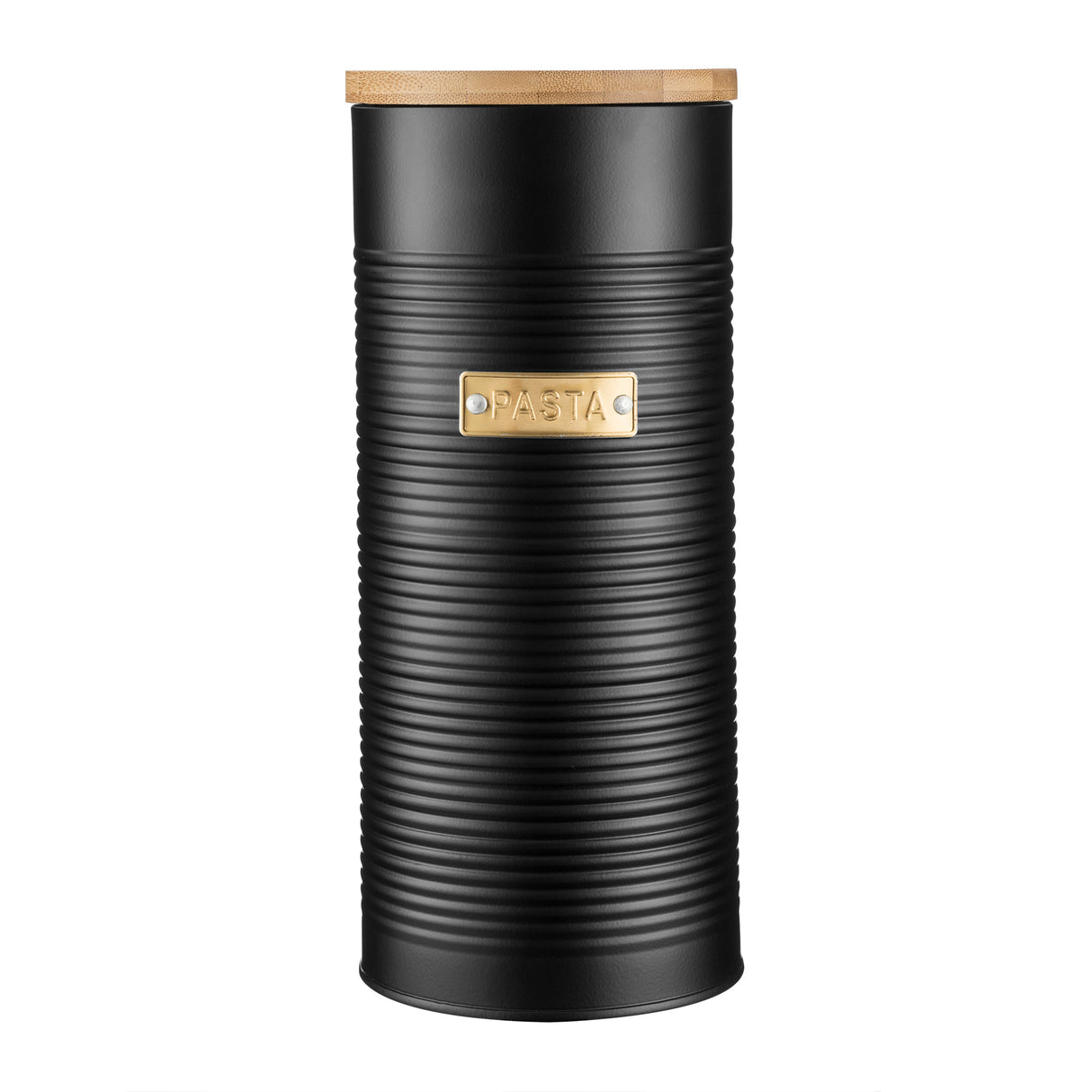 Living Otto Pasta Storage, 2 Litre / 27.5 x 11cm - Black