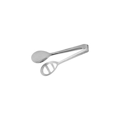 Trenton 195mm 18/8 Stainless Steel Oval Serving Tongs | Salad, Solid & Slotted
