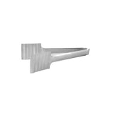 Trenton 240mm 18/8 Stainless Steel Pastry Serving Tongs | Crinkle & Flat Styles