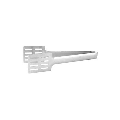 Trenton 240mm 18/8 Stainless Steel Pastry Serving Tongs | Crinkle & Flat Styles