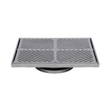 3monkeez FW-300S-150-304 300mm Square Floor Waste I 304 Grade Stainless Steel