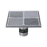 3monkeez FW-300BS-304 300mm Square Floor Waste Arrestor I 304 Grade Stainless Steel