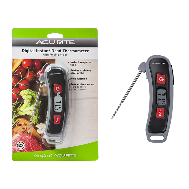 Acu Rite Digital Instant Read Thermometer with folding probe