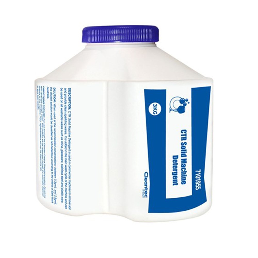 Ecolab CTR Solid Commercial Dish Machine Detergent 3kg