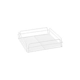 Trenton Commercial Wire Glass Basket Collection | Rectangular & Square Finishes (Set of 10)