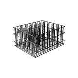 Trenton Black PVC Commercial Glass Washing Basket Collection (12, 16, 20 & 30 Compartments - 430x355x215mm) (Set of 5)