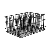 Trenton Black PVC Commercial Glass Washing Basket Collection (12, 16, 20 & 30 Compartments - 430x355x215mm) (Set of 5)