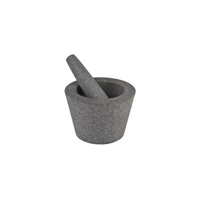 Moda Granite Mortar and Pestle Set Collection (130mm, 150mm, 180mm & 200mm Sizes)