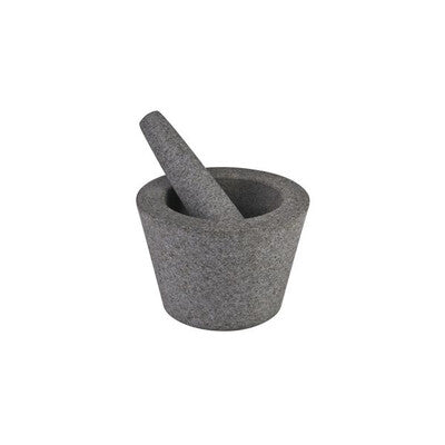 Moda Granite Mortar and Pestle Set Collection (130mm, 150mm, 180mm & 200mm Sizes)