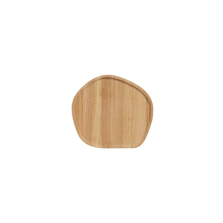 SR50759 - Stanley Rogers Round Serving Platter Irregular Wood (Sold in
