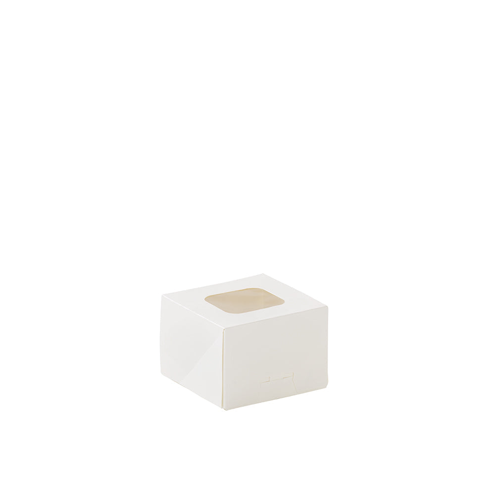 Detpak Window Donut Box White 99x99x70mm Carton of 600