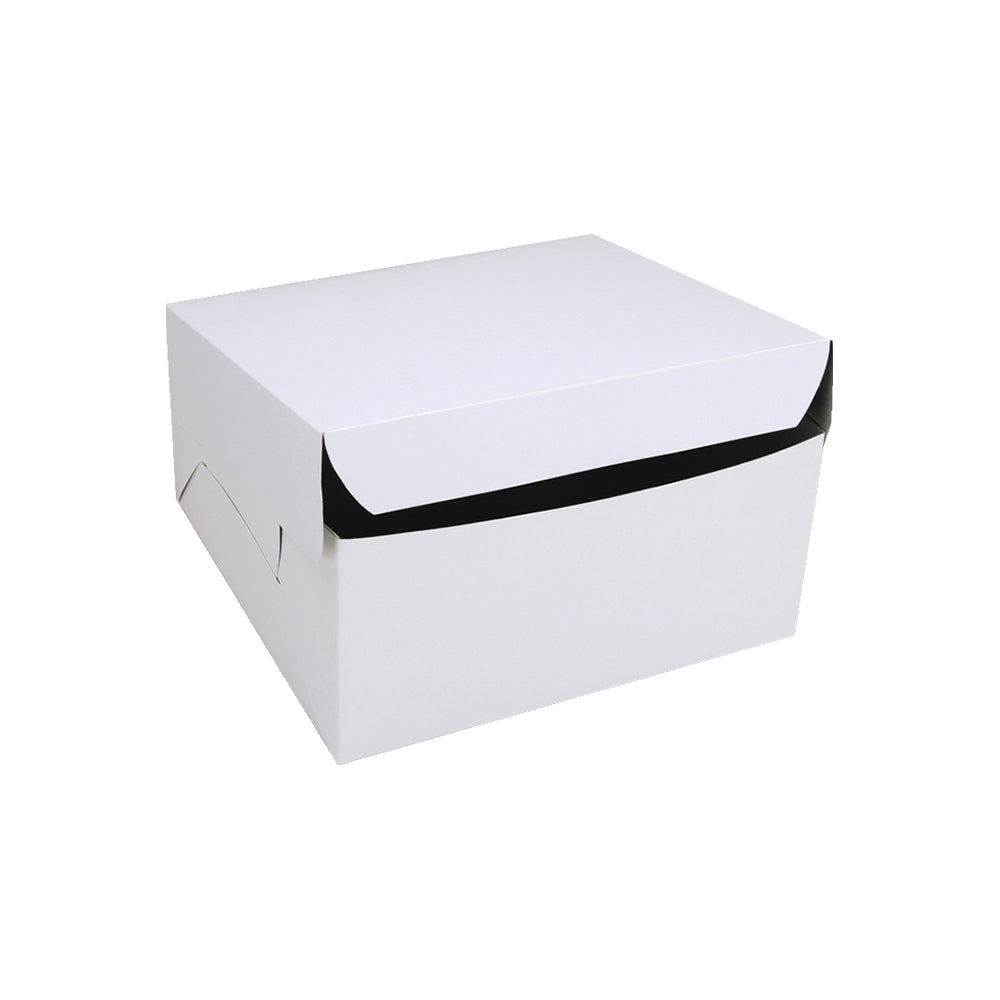 Envirochoice White Board Cake Box 203x203x101mm Pack of 100