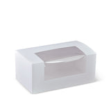 Detpak White Window Patisserie Box 180x110x80mm - Carton of 400