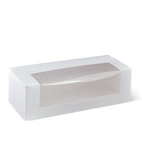 Detpak White Window Patisserie Box 260x110x80mm (300 Pack)