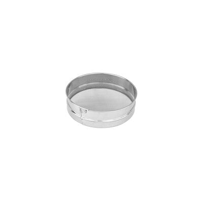 Trenton 18/8 Stainless Steel Fine Mesh Flour Sieve Collection with Rim (160mm to 400mm Sizes)