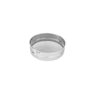 Trenton 18/8 Stainless Steel Fine Mesh Flour Sieve Collection with Rim (160mm to 400mm Sizes)