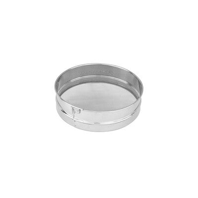 Trenton 18/8 Stainless Steel Fine Mesh Flour Sieve Collection with Rim (160mm to 400mm Sizes)