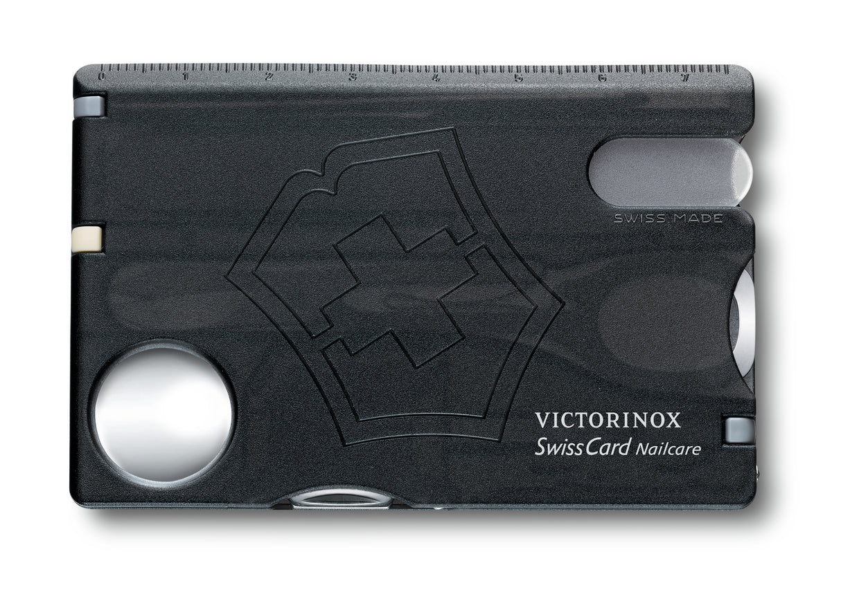 Swiss Card Nailcare, Black Translucent