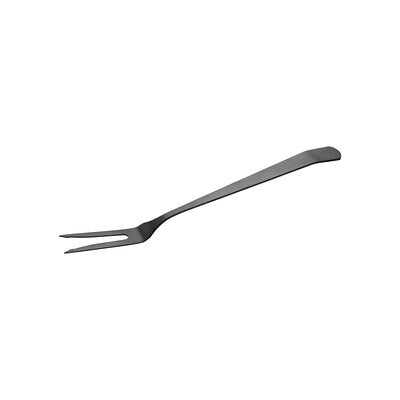 Moda Brooklyn 18/10 Stainless Steel Commercial Serving Spoon & Fork Collection (Solid, Slotted & Forks - Silver & Black PVD Finishes)
