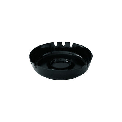 Commercial Stainless Steel & Black Bakelite Ashtray Collection (Standard, Double-Well & Windproof - 100mm to 170mm)