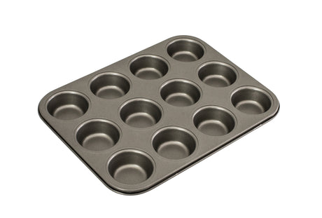 12 Cup Muffin/Cupcake Pan, 35 x 27cm / 7 x 2.5cm - Non Stick - 40017