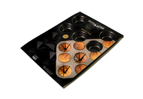 12 Cup Muffin/Cupcake Pan, 35 x 27cm / 7 x 2.5cm - Non Stick - 40017 (4)