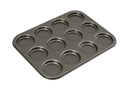 12 Cup Macaroon Pan, 35 x 27cm / 6.5Øcm - Non Stick - 40022 (2)