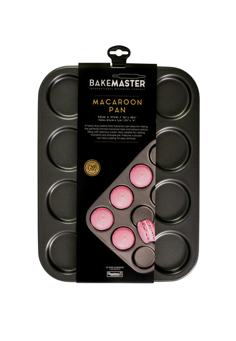 12 Cup Macaroon Pan, 35 x 27cm / 6.5Øcm - Non Stick - 40022 (3)
