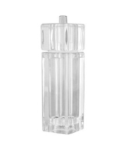 Trenton Salt & Pepper Mill Grinder Set & Combo Collection (Dark Wood & Clear Acrylic - 100mm to 150mm Sizes)