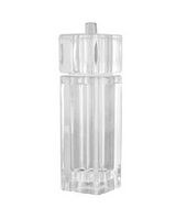 Trenton Salt & Pepper Mill Grinder Set & Combo Collection (Dark Wood & Clear Acrylic - 100mm to 150mm Sizes)